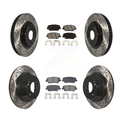 Transit Auto KDS-100956 Disc Brake Kit for 2013-2016 Kia Sorento, Hyundai Santa Fe Sport - Front and Rear