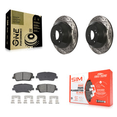 Transit Auto KDS-100957 Disc Brake Kit for 2010-2016 Kia Sorento, Hyundai Santa Fe Sport and More - Rear