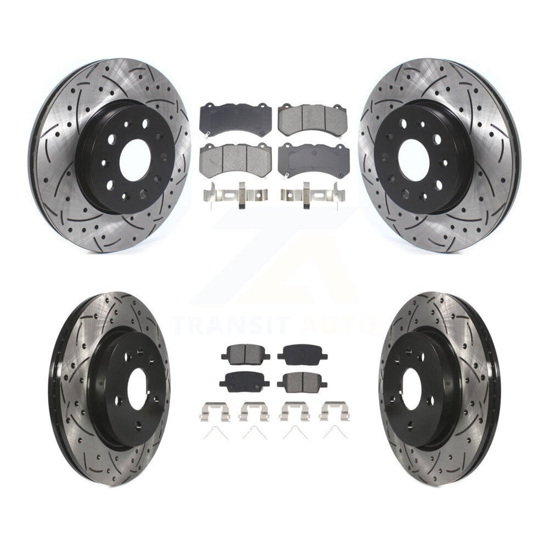 Transit Auto KDS-100964 Disc Brake Kit for 2019-2020 Chevrolet Camaro - Front and Rear