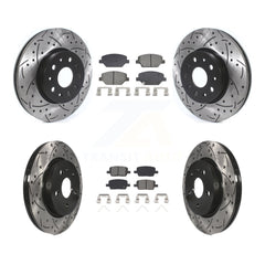 Transit Auto KDS-100965 Disc Brake Kit for 2016-2020 Chevrolet Camaro - Front and Rear