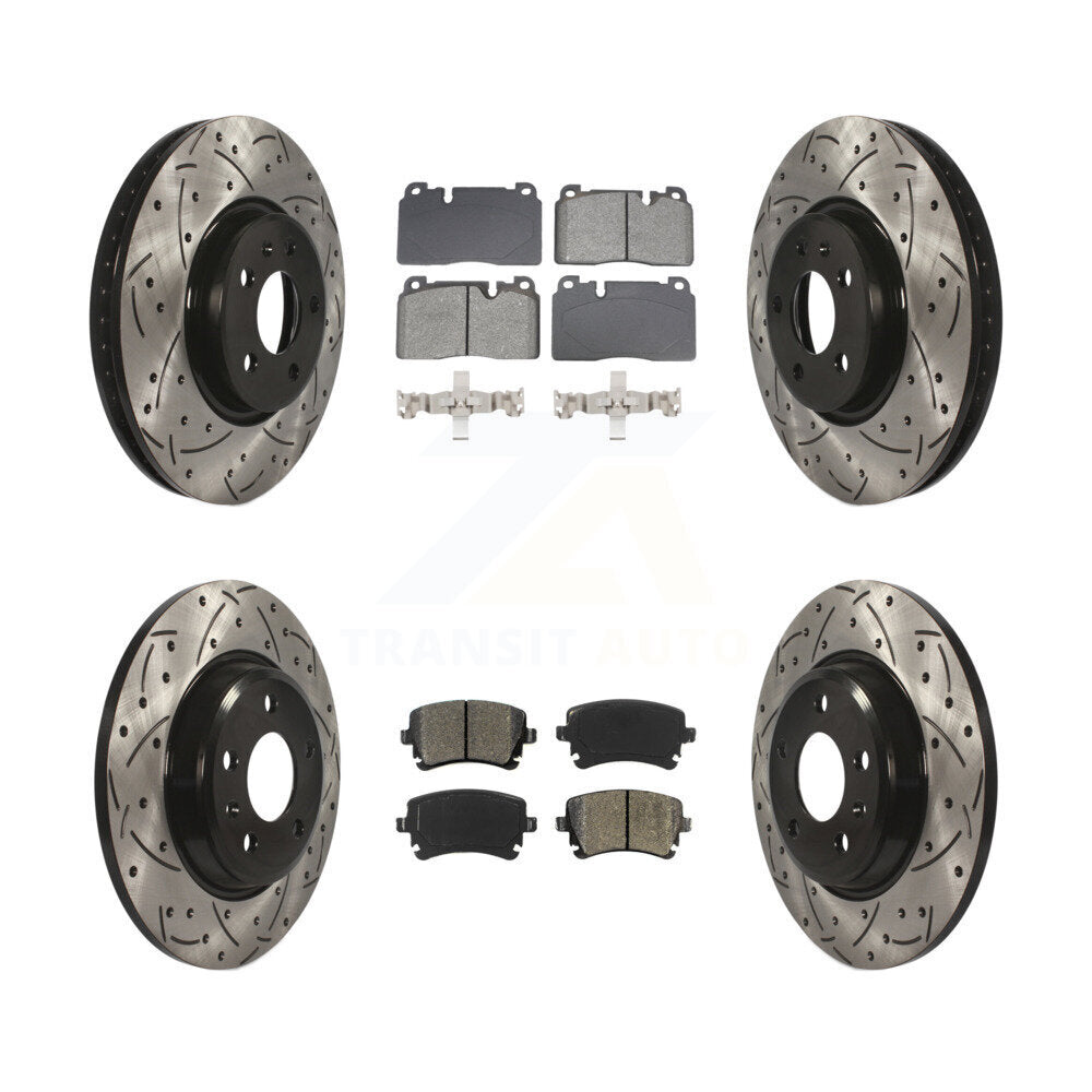 Transit Auto KDS-100968 Disc Brake Kit for 2016 Audi Q5 - Front and Rear