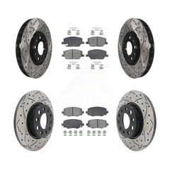 Transit Auto KDS-100969 Disc Brake Kit for 2015-2022 Fiat 500X, Jeep Renegade - Front and Rear
