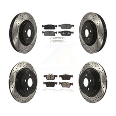 Transit Auto KDS-100971 Disc Brake Kit for 2017-2020 Lincoln Continental, Ford Fusion, Lincoln MKZ - Front and Rear