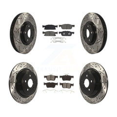 Transit Auto KDS-100973 Disc Brake Kit for 2018-2020 Lincoln Continental - Front and Rear