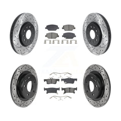 Transit Auto KDS-100975 Disc Brake Kit for 2016-2018 Buick Envision - Front and Rear
