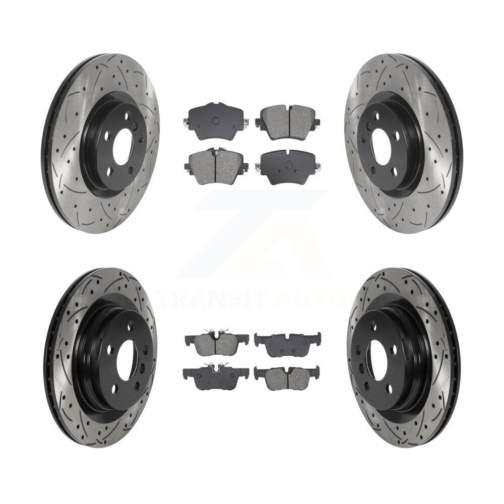 Transit Auto KDS-100976 Disc Brake Kit for 2016-2022 BMW 228i Gran Coupe, BMW X1 and More - Front and Rear