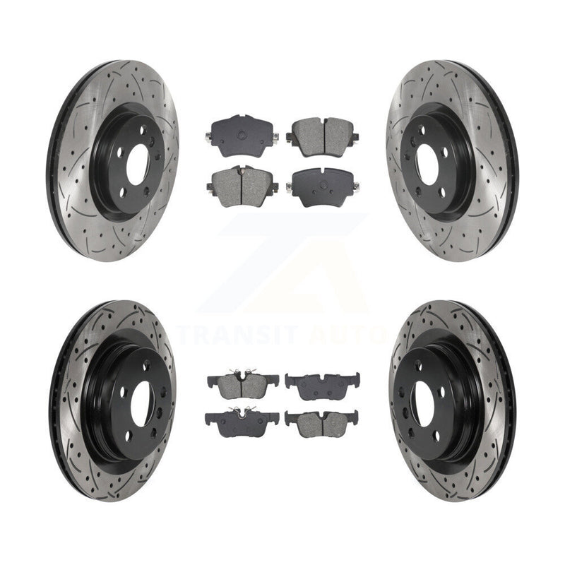 Transit Auto KDS-100976 Disc Brake Kit for 2016-2022 BMW 228i Gran Coupe, BMW X1 and More - Front and Rear