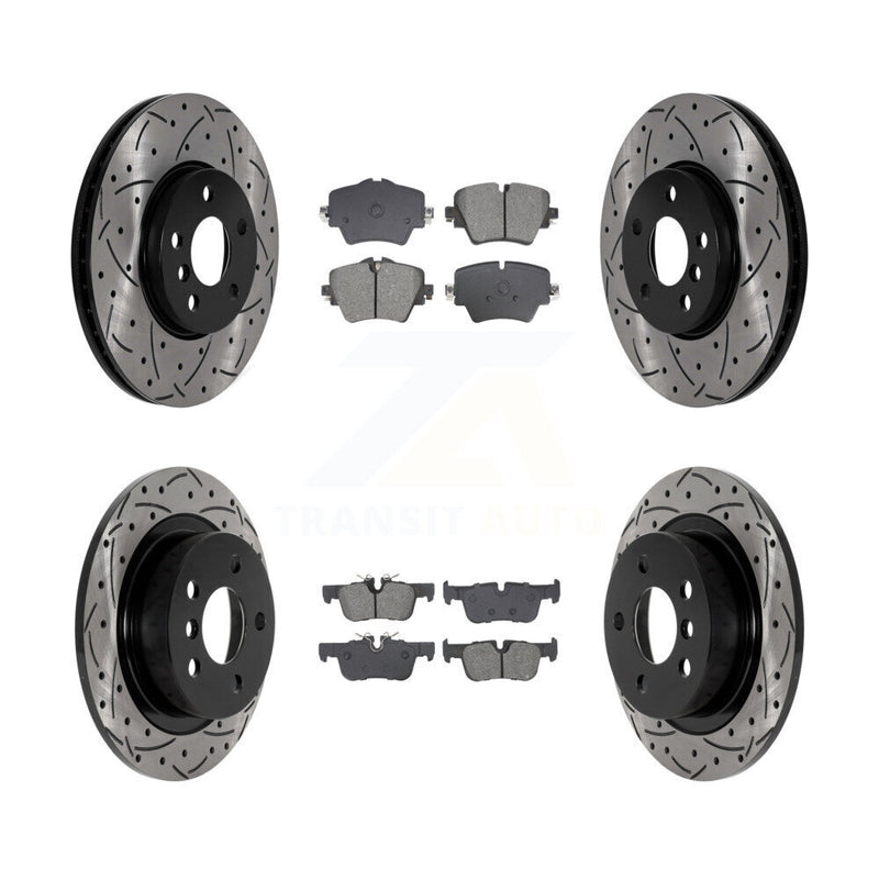 Transit Auto KDS-100977 Disc Brake Kit for 2016-2022 Mini Cooper Countryman, Mini Cooper Clubman - Front and Rear