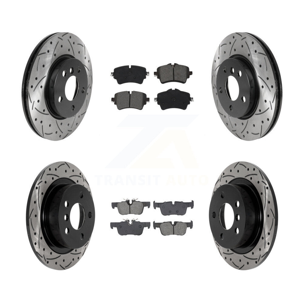 Transit Auto KDS-100978 Disc Brake Kit for 2016-2019 Mini Cooper Clubman - Front and Rear