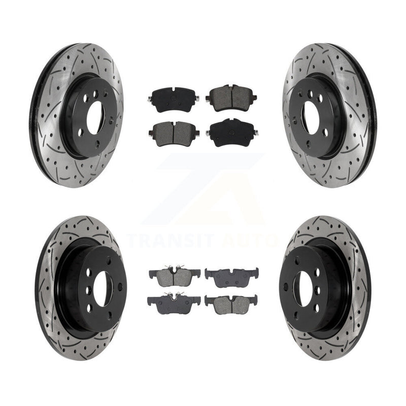 Transit Auto KDS-100978 Disc Brake Kit for 2016-2019 Mini Cooper Clubman - Front and Rear