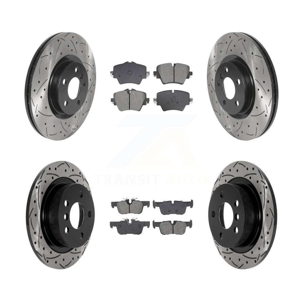 Transit Auto KDS-100979 Disc Brake Kit for 2017-2022 Mini Cooper Countryman - Front and Rear