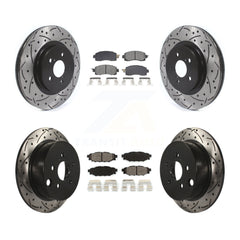 Transit Auto KDS-100980 Disc Brake Kit for 2017-2023 Subaru Crosstrek, Subaru Impreza - Front and Rear