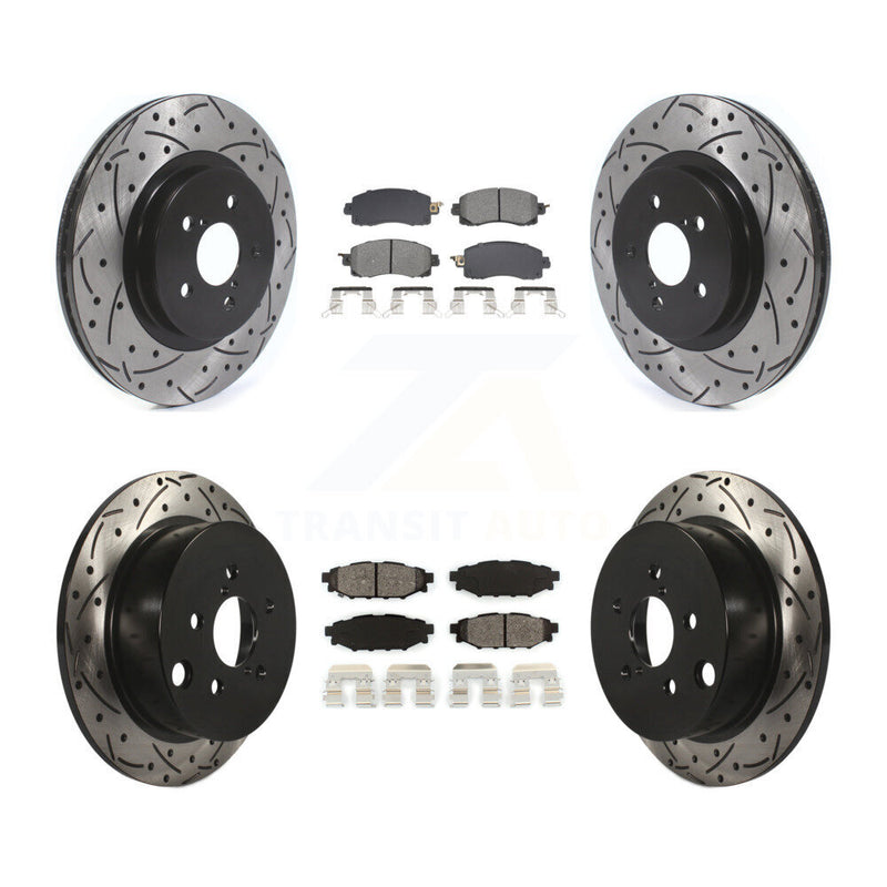 Transit Auto KDS-100980 Disc Brake Kit for 2017-2023 Subaru Crosstrek, Subaru Impreza - Front and Rear