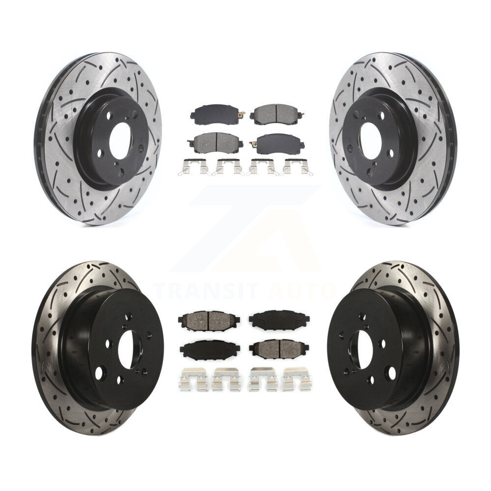 Transit Auto KDS-100981 Disc Brake Kit for 2017-2023 Subaru Impreza - Front and Rear