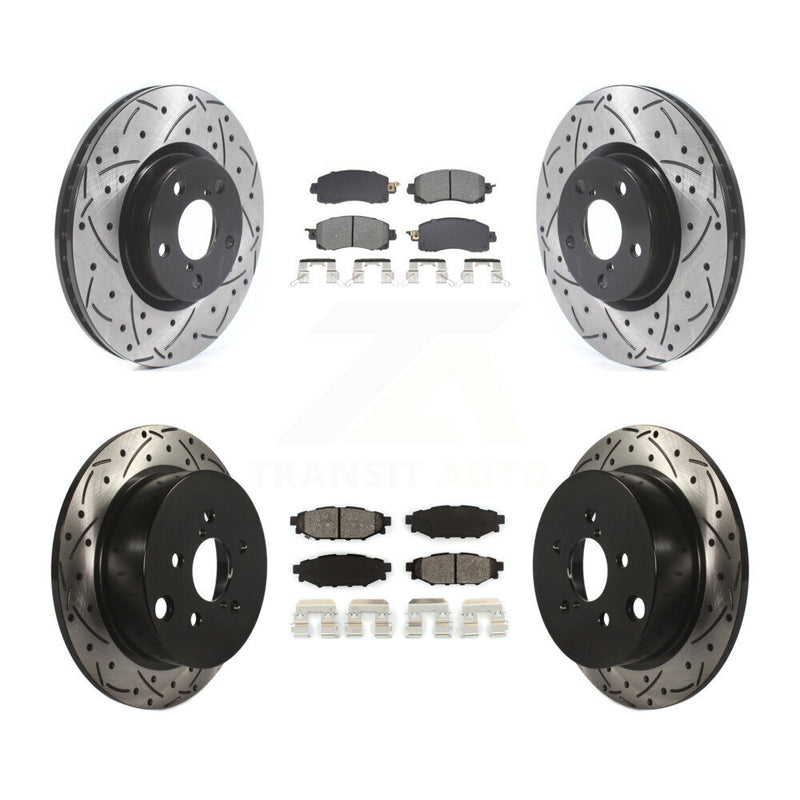 Transit Auto KDS-100981 Disc Brake Kit for 2017-2023 Subaru Impreza - Front and Rear