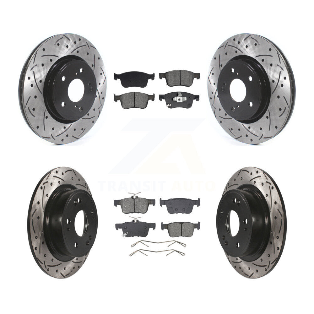Transit Auto KDS-100983 Disc Brake Kit for 2018-2024 Honda Accord - Front and Rear