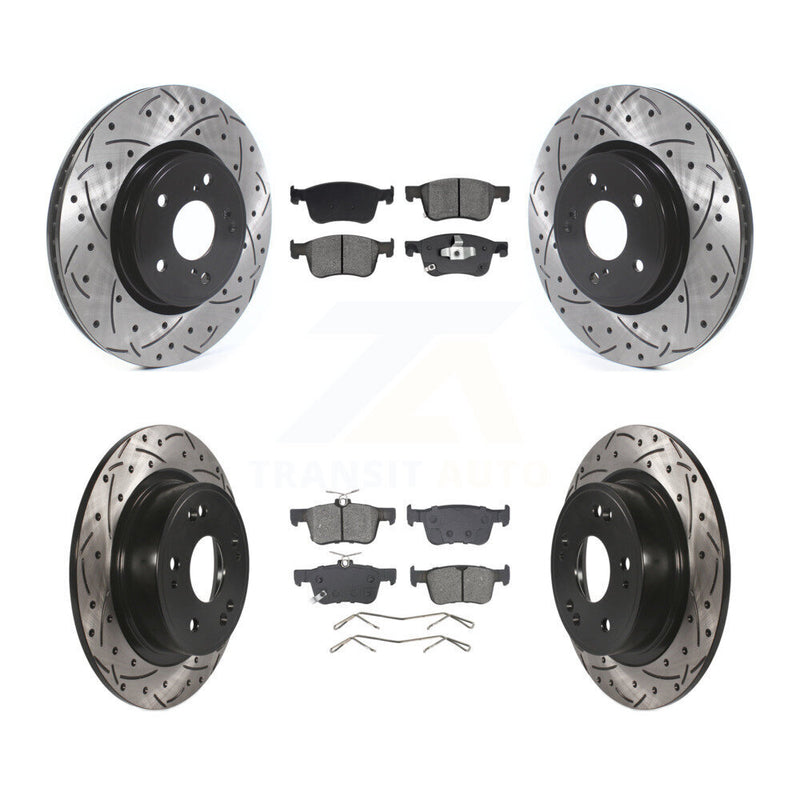 Transit Auto KDS-100983 Disc Brake Kit for 2018-2024 Honda Accord - Front and Rear