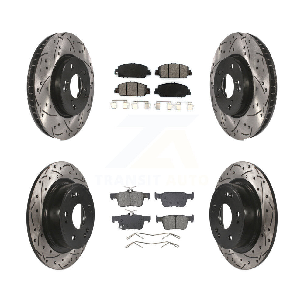 Transit Auto KDS-100984 Disc Brake Kit for 2018-2024 Honda Accord - Front and Rear