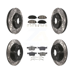 Transit Auto KDS-100984 Disc Brake Kit for 2018-2024 Honda Accord - Front and Rear