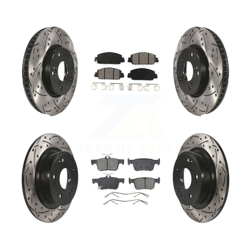 Transit Auto KDS-100984 Disc Brake Kit for 2018-2024 Honda Accord - Front and Rear
