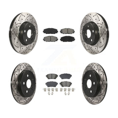 Transit Auto KDS-100986 Disc Brake Kit for 2019 Toyota Corolla - Front and Rear