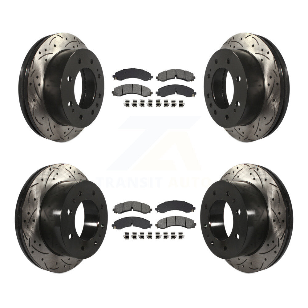 Transit Auto KDS-100991 Disc Brake Kit for 2020-2024 Chevrolet Silverado 2500 HD, Chevrolet Silverado 3500 HD and More - Front and Rear