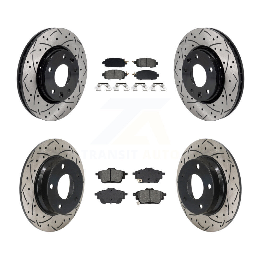 Transit Auto KDS-100992 Disc Brake Kit for 2020-2023 Nissan Sentra - Front and Rear