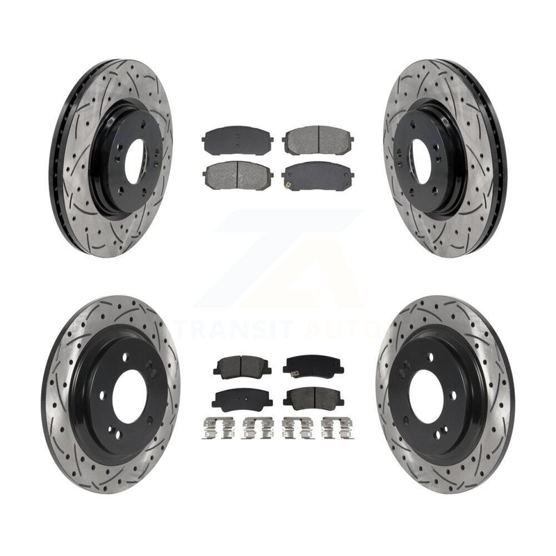 Transit Auto KDS-100993 Disc Brake Kit for 2020-2025 Hyundai Sonata, Kia Niro EV, Kia K5 - Front and Rear