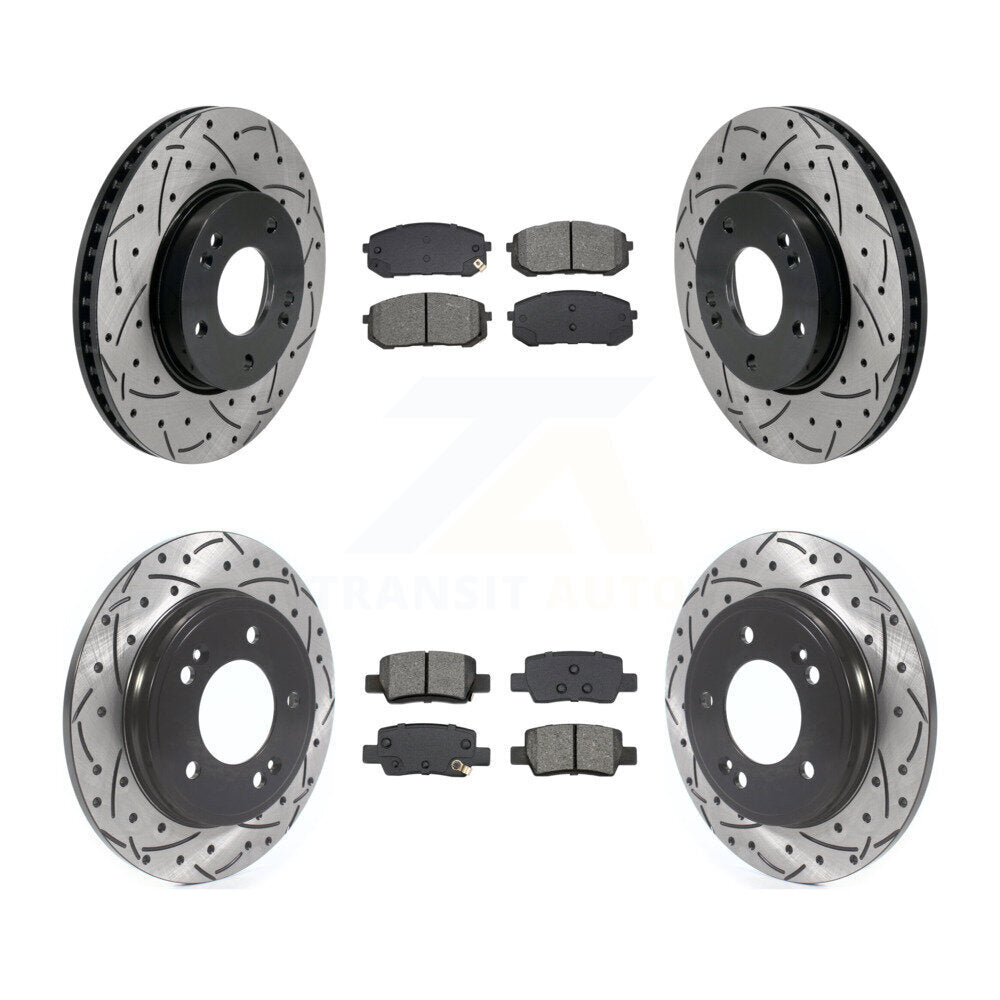 Transit Auto KDS-100994 Disc Brake Kit for 2021-2023 Hyundai Elantra - Front and Rear