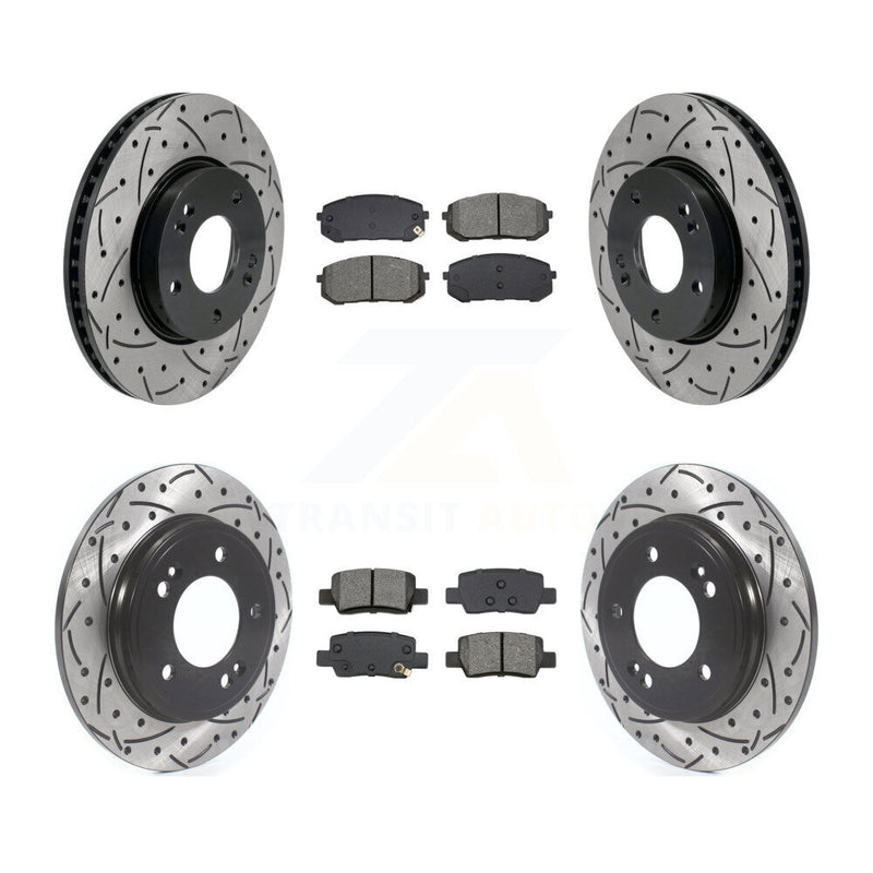Transit Auto KDS-100994 Disc Brake Kit for 2021-2023 Hyundai Elantra - Front and Rear