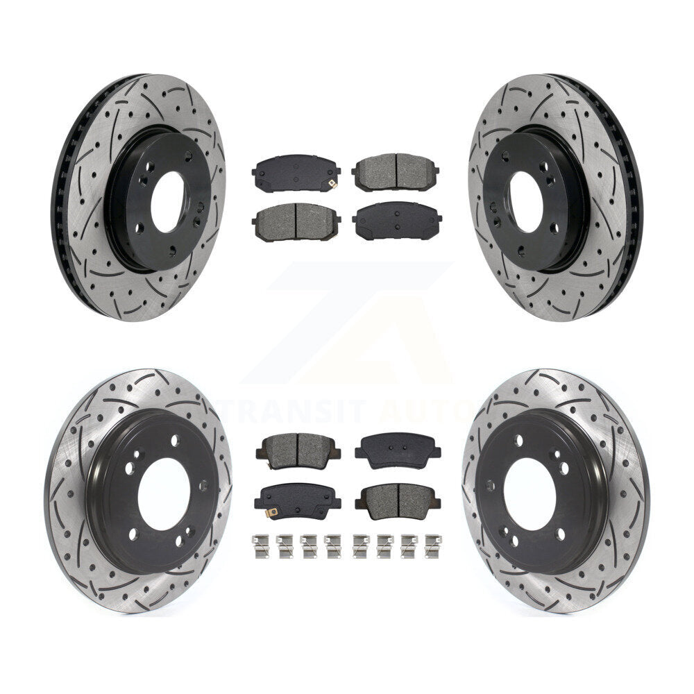 Transit Auto KDS-100995 Disc Brake Kit for 2021-2023 Hyundai Elantra - Front and Rear