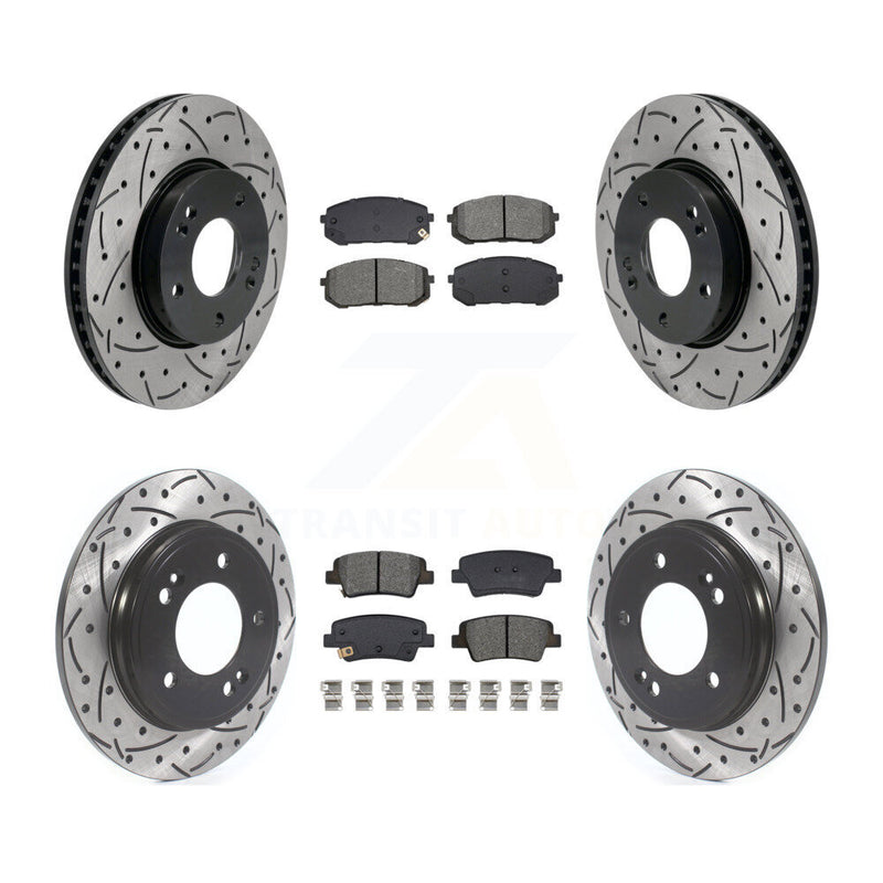 Transit Auto KDS-100995 Disc Brake Kit for 2021-2023 Hyundai Elantra - Front and Rear