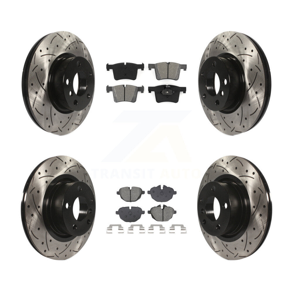 Transit Auto KDS-100997 Disc Brake Kit for 2011-2018 BMW X4, BMW X3 - Front and Rear