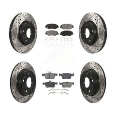 Transit Auto KDS-100998 Disc Brake Kit for 2020-2021 Honda Civic - Front and Rear