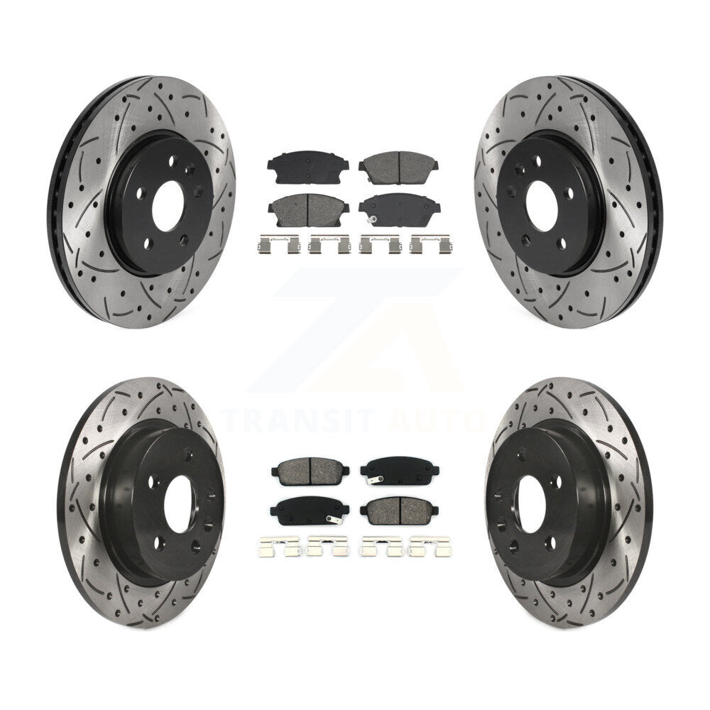 Transit Auto KDS-101003 Disc Brake Kit for 2013-2017 Buick Encore, Chevrolet Trax - Front and Rear