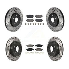 Transit Auto KDS-101003 Disc Brake Kit for 2013-2017 Buick Encore, Chevrolet Trax - Front and Rear