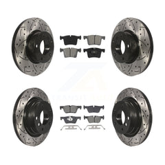Transit Auto KDS-101007 Disc Brake Kit for 2013-2018 BMW 328d, BMW 320i - Front and Rear