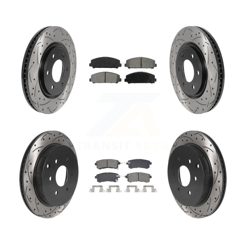 Transit Auto KDS-101011 Disc Brake Kit for 2011-2024 Nissan Armada, INFINITI QX80, INFINITI QX56 - Front and Rear