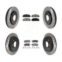 Transit Auto KDS-101012 Disc Brake Kit for 2017-2019 Nissan Armada - Front and Rear