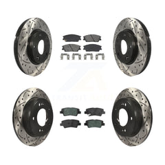 Transit Auto KDS-101014 Disc Brake Kit for 2020-2023 Hyundai Venue, Kia Soul - Front and Rear