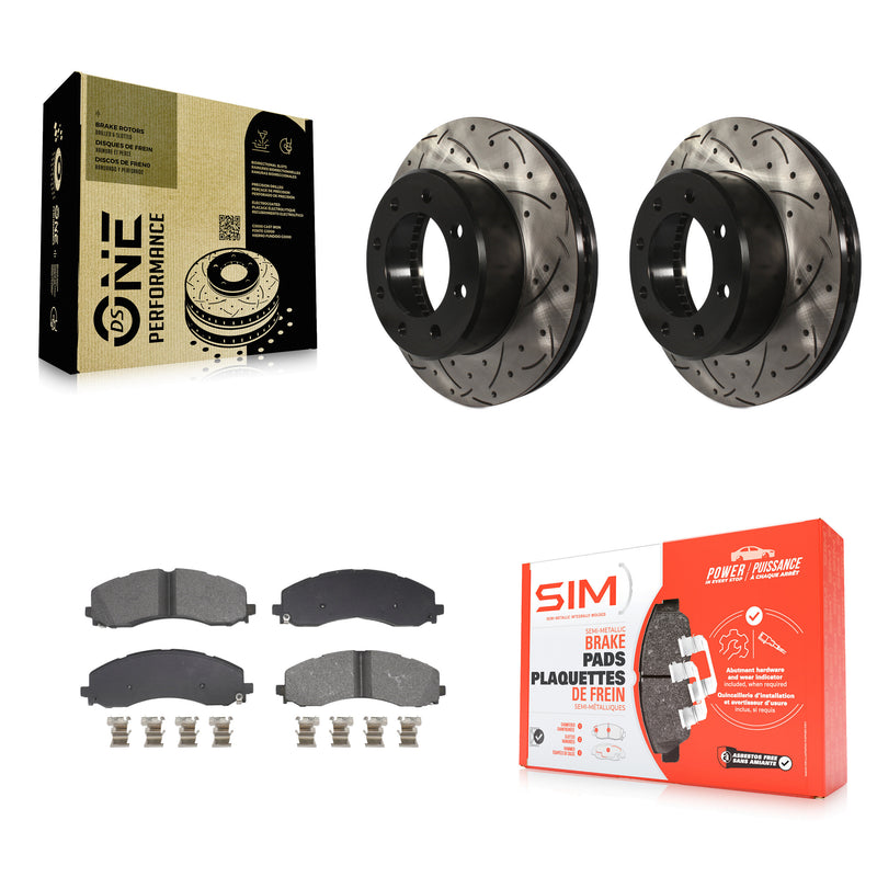 Transit Auto KDS-101015 Disc Brake Kit for 2019-2024 Ram 2500, Ram 3500 - Front