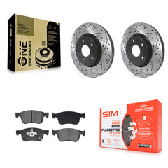 Transit Auto KDS-101023 Disc Brake Kit for 2018-2024 Acura Integra, Honda Accord, Honda Civic - Front
