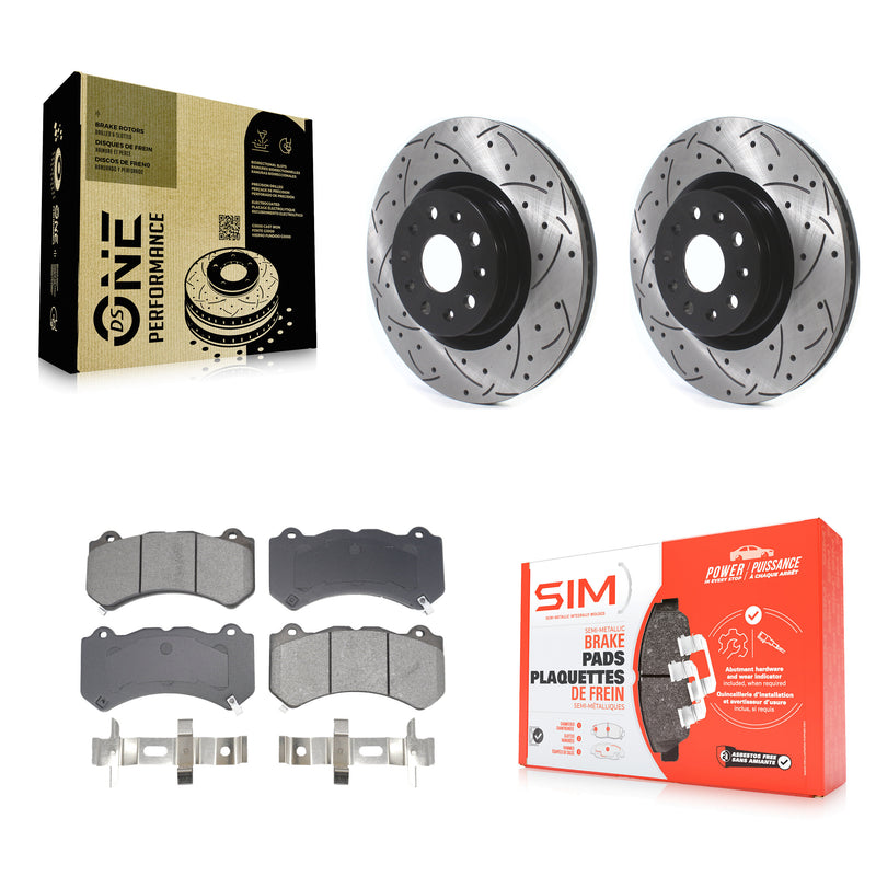 Transit Auto KDS-101026 Disc Brake Kit for 2016 Cadillac CTS - Front