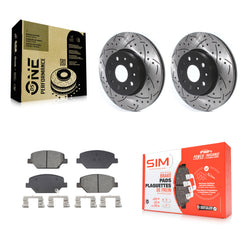 Transit Auto KDS-101027 Disc Brake Kit for 2016-2020 Chevrolet Camaro - Front