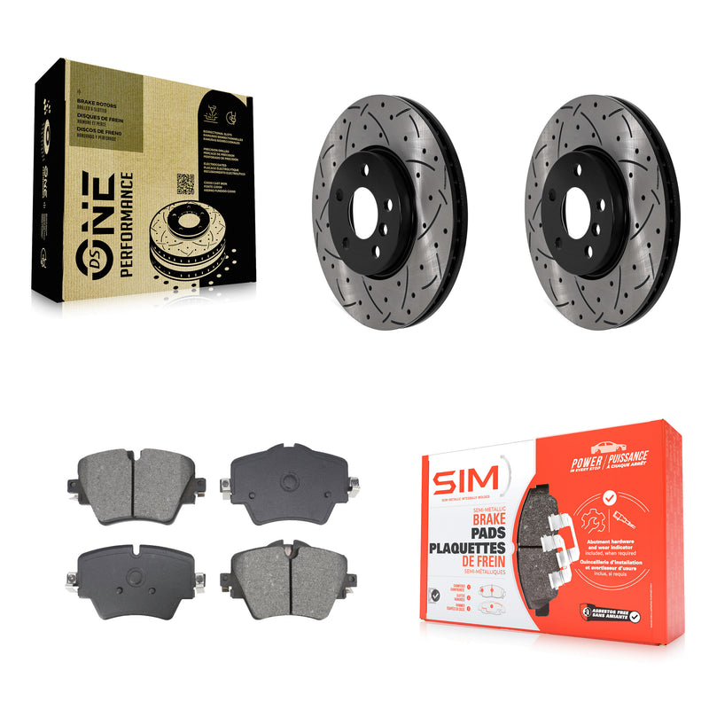 Transit Auto KDS-101030 Disc Brake Kit for 2016-2022 Mini Cooper Countryman, Mini Cooper Clubman - Front