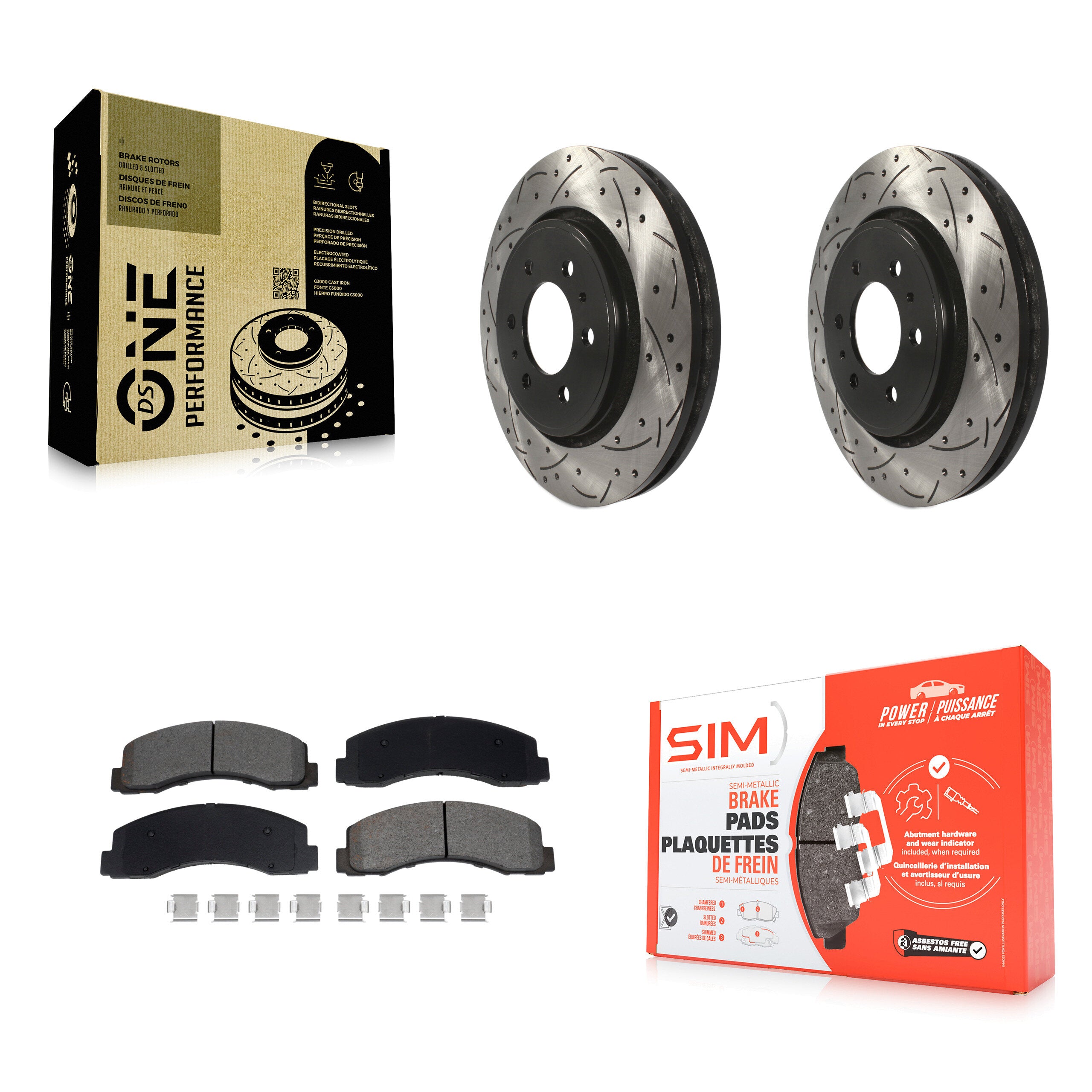 Transit Auto KDS-101035 Disc Brake Kit for 2018-2021 Ford Expedition, Ford F-150, Lincoln Navigator - Front