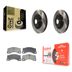 Transit Auto KDS-101040 Disc Brake Kit for 2017 Porsche Macan - Front