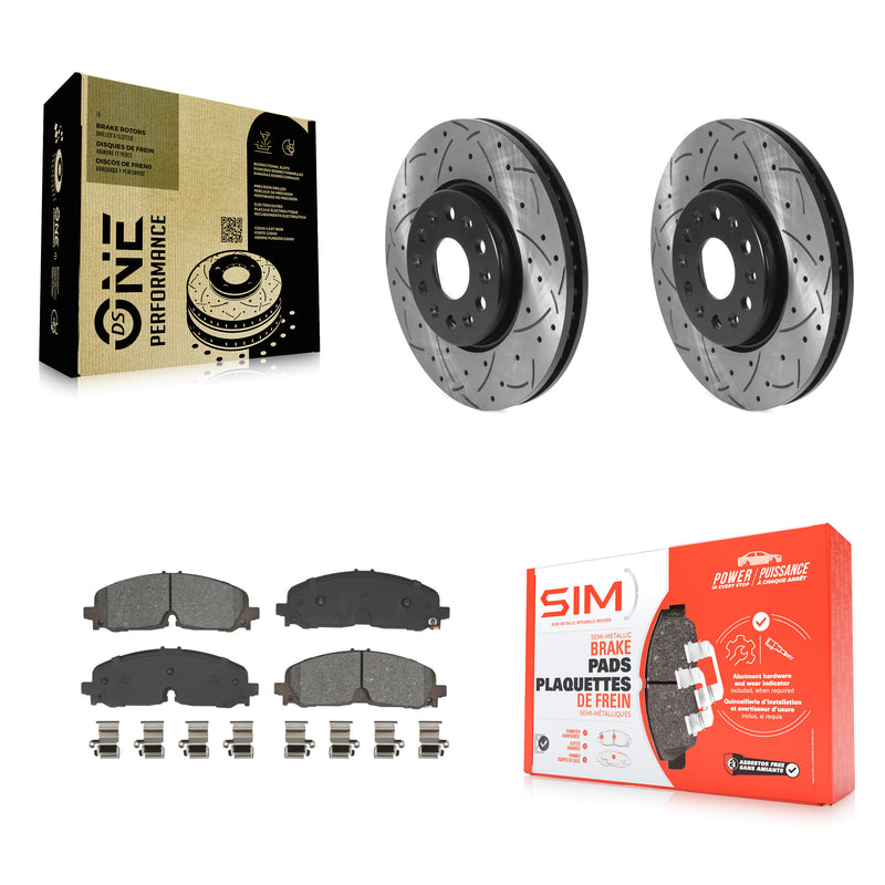 Transit Auto KDS-101041 Disc Brake Kit for 2020-2024 Buick Enclave, Chevrolet Blazer and More - Front