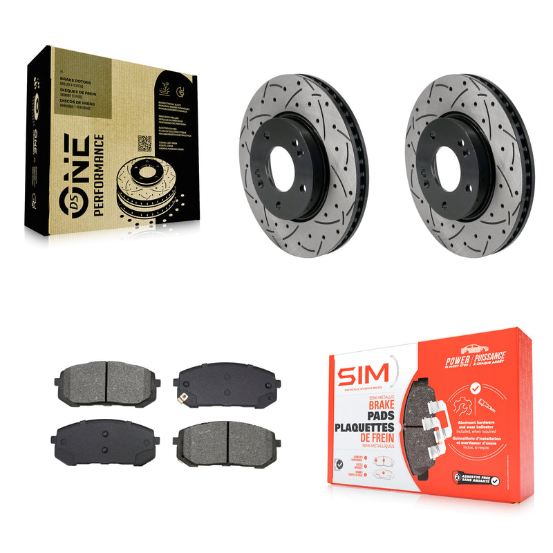 Transit Auto KDS-101053 Disc Brake Kit for 2021-2023 Hyundai Elantra - Front