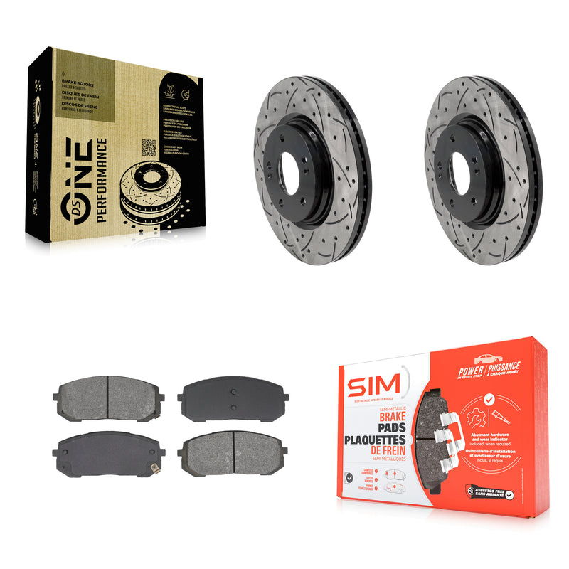 Transit Auto KDS-101054 Disc Brake Kit for 2020-2025 Hyundai Elantra, Hyundai Sonata and More - Front